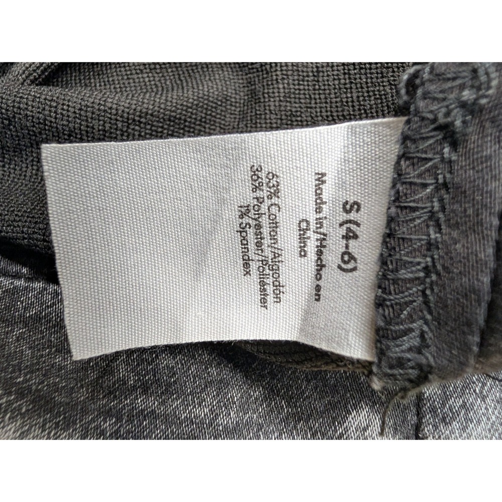 No Boundaries Junior Dress Size S Denim Black Faded Straps Adjustable Whimisgoth - Picture 4 of 9
